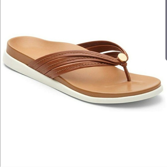 Vionic Shoes - Vionic Palm Catalina Tan Leather Sandal 7 Boho NEW